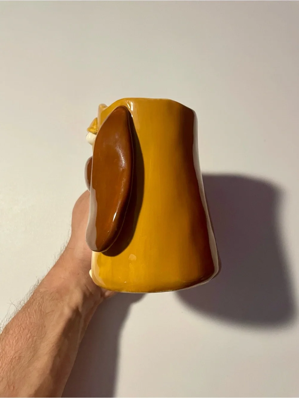 Vintage Douglas Ceramic Basset Hound Dog Novelty 3D Coffee Mug Tea Cup Signed